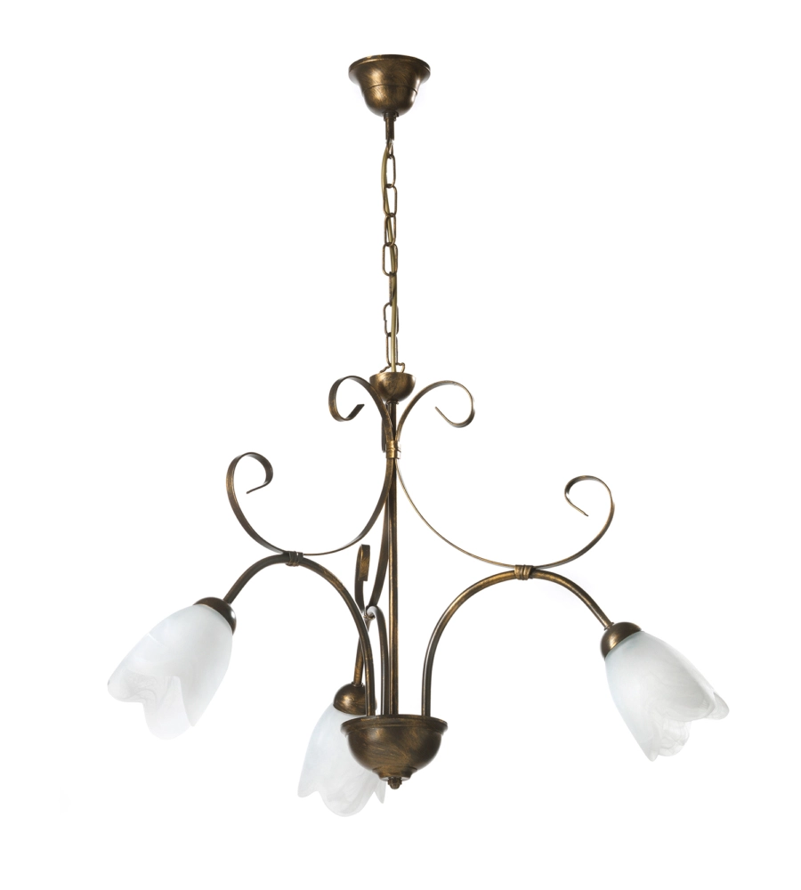 LAMPADARIO 3 LUCI ONLI "ODINO" BRONZO E14